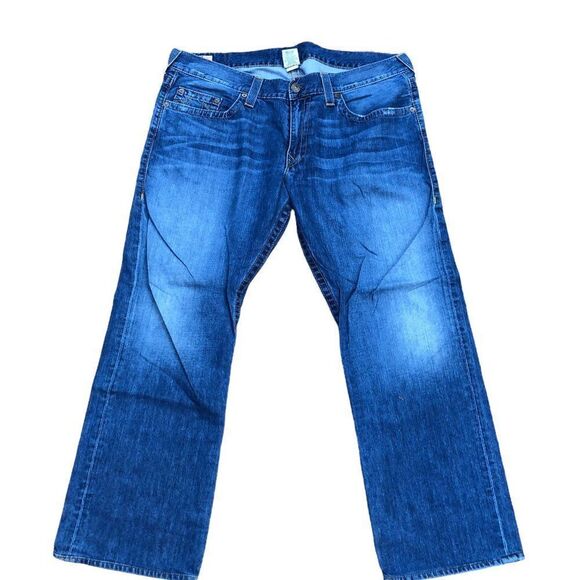 True Religion Jeans Size 40 BOBBY Blue - Picture 2 of 7
